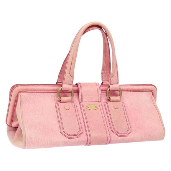 CELINE Hand Bag Leather Pink - Picture 1 of 13